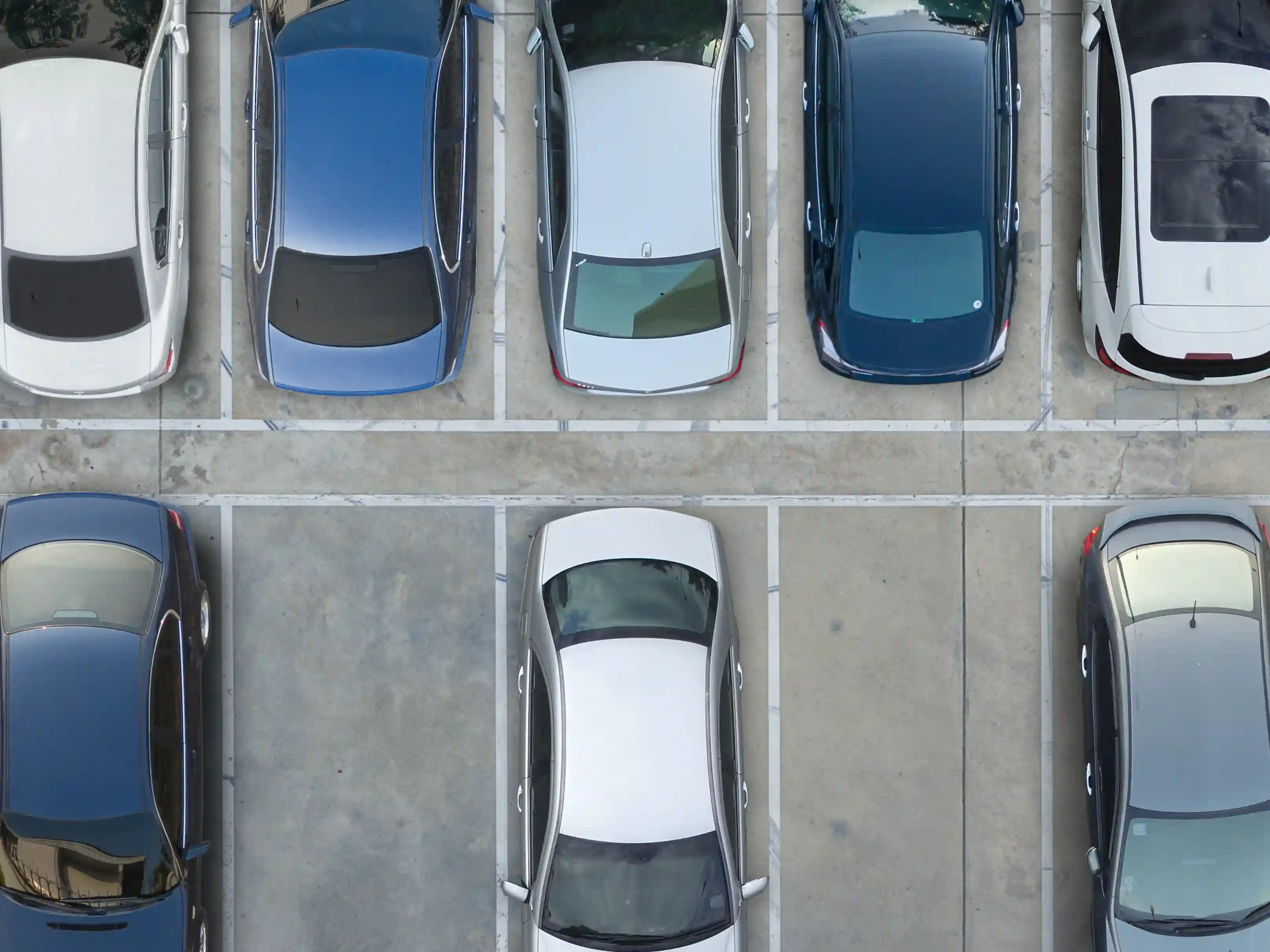carros estacionados